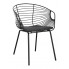 Czarne krzesło Rotaro designerskie