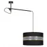 Czarna pojedyncza lampa wisząca D085-Narvis