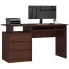 Nowoczesne biurko wenge - Flarin 2X
