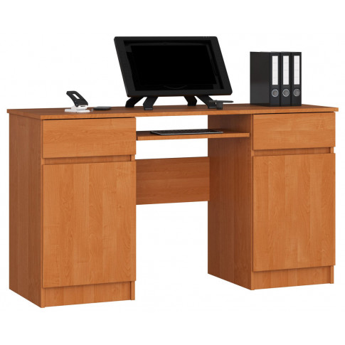 Minimalistyczne biurko olcha Ipolis 2X