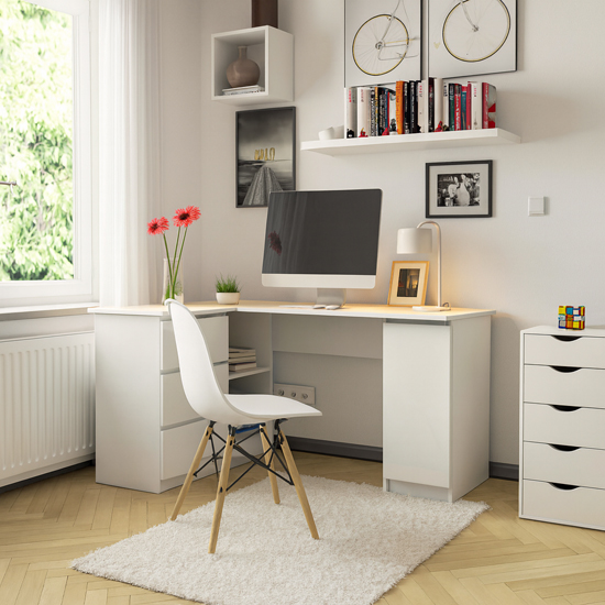 wizualizacja biurka Volume 5x