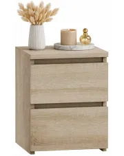 Szafka nocna dąb sonoma - Lanilo 2X w sklepie Edinos.pl