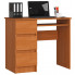 Skandynawskie biurko z szufladami olcha - Miren 3x 