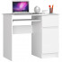 Białe biurko 90 cm z półkami i szufladą - Strit 4X