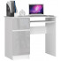 klasyczne biurko1 Strit 5X białe metalik