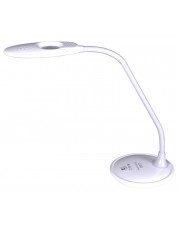 Biała lampka biurkowa LED do pracowni - S260-Vestus w sklepie Edinos.pl