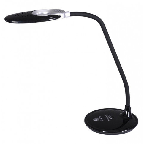 Czarna lampka biurkowa LED S260-Vestus