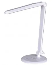 Biała lampka biurkowa LED do nauki - S262-Mięta w sklepie Edinos.pl