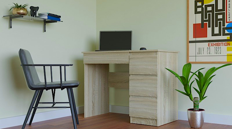 Produkt Minimalistyczne biurko do pracowni i biura - Oraso 4X - zdjęcie numer 2