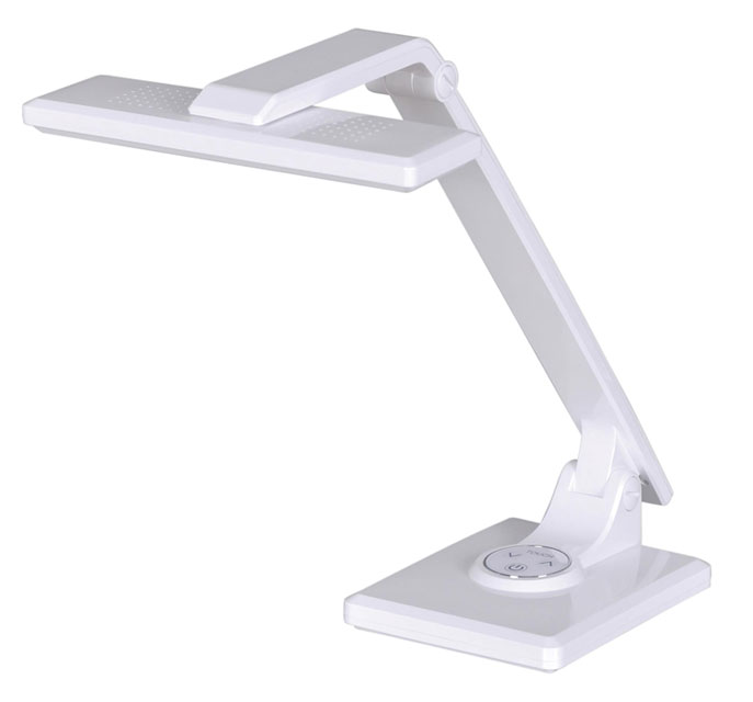Biała dotykowa lampka biurkowa LED S263-Frino