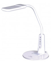 Biała lampka biurkowa LED ze ściemniaczem - S264-Teni