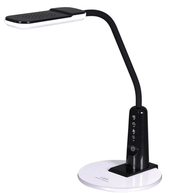 Czarna dotykowa lampka biurowa LED S264-Teni