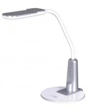 Srebrna dotykowa lampka biurowa LED - S264-Teni