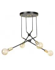 Czarna loftowa lampa wisząca- D091-Notia w sklepie Edinos.pl