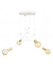 Biała regulowana lampa wisząca - D091-Notia w sklepie Edinos.pl