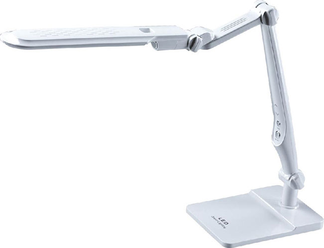 Biała lampka biurowa LED ze zmianą barwy światła S265-Mavers