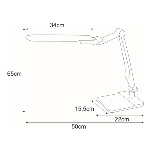 Wymiary lampki S265-Mavers