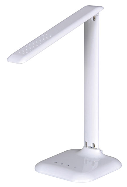Biała lampka biurkowa LED dotykowa S266-Zibo
