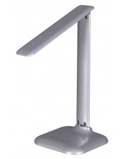 Srebrna lampa na biurko z dotykowym panelem - S266-Zibo w sklepie Edinos.pl