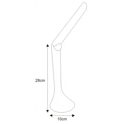 Wymiary lampki S267-Rompex