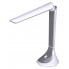 Srebrno-biała lampka biurkowa LED S267-Rompex