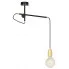 Czarna pojedyncza lampa wisząca w stylu loft D094-Dopio