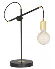 Czarna metalowa lampka na biurko - D098-Dopio w sklepie Edinos.pl