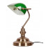 Zielona lampa na biurko bankierska - S270-Erava