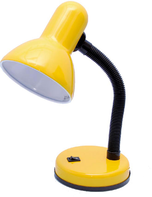 Żółta lampka na biurko z włącznikiem S271-Walia