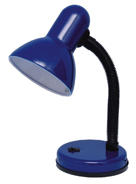 Niebieska lampka biurkowa szkolna do nauki S271-Walia