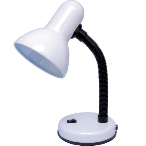 Biała lampka biurkowa pracownicza S271-Walia
