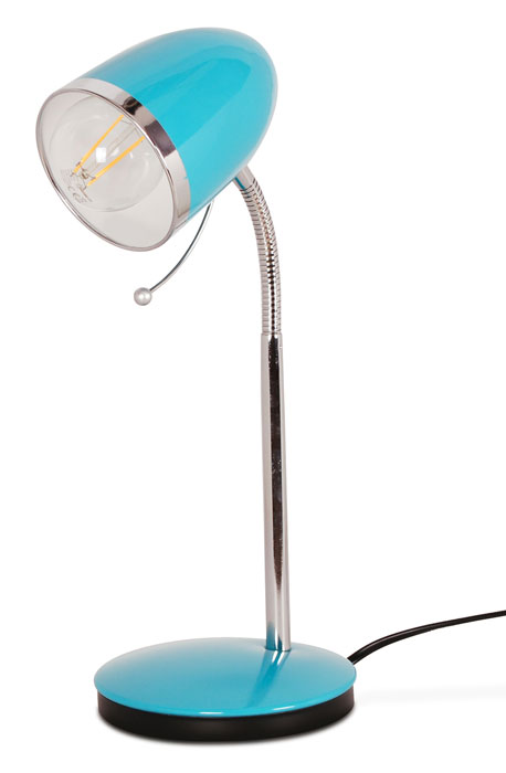 Turkusowa lampka dla dziecka do nauki H421-Aurelo