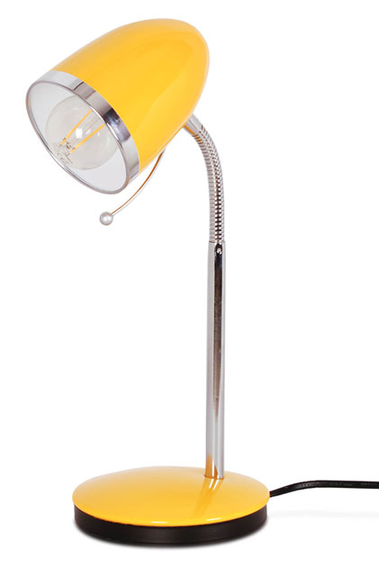Żółta młodzieżowa lampka biurowa S272-Harlet