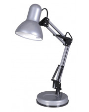 Srebrna biurowa lampa na biurko - S273-Terla w sklepie Edinos.pl