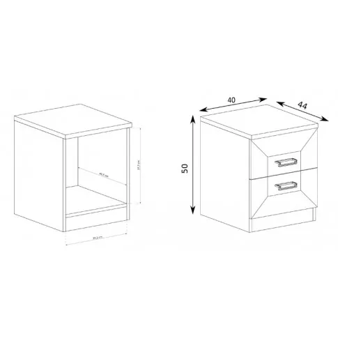 Wymiary szafki nocnej Tilda 17X