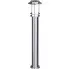 Chromowana lampa zewnętrzna słupek 80 cm S278-Dertos