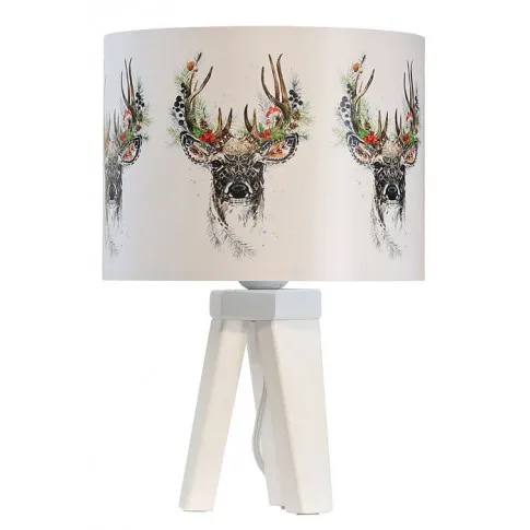 Świąteczna lampka nocna trójnóg z abażurem S285-Laxa