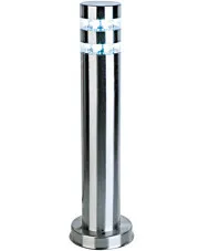 Chromowana lampa ogrodowa LED słupek - S296-Etipo w sklepie Edinos.pl