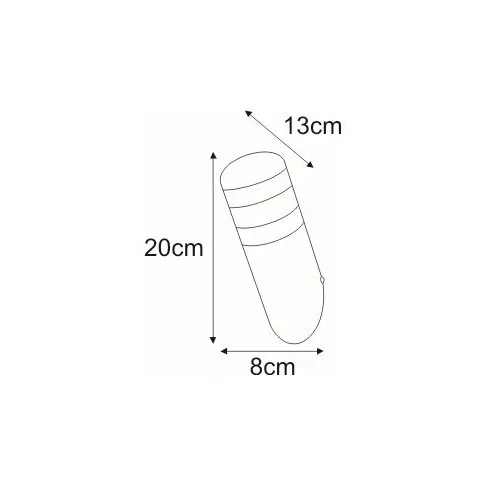 Wymiary lampy S301-Emla