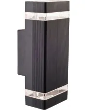 Czarny kinkiet zewnętrzny na taras - S311-Plex w sklepie Edinos.pl