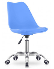 Niebieski młodzieżowy fotel obrotowy - Fernis