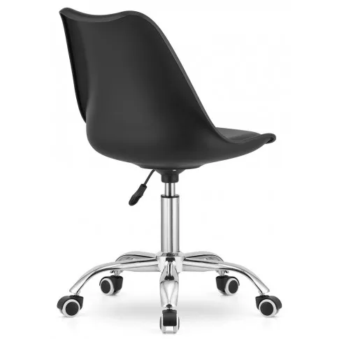 Czarny młodzieżowy fotel obrotowy Fernis