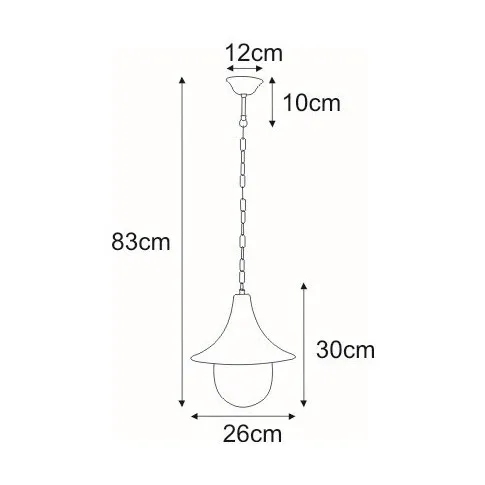 Wymiary lampy S317-Namza
