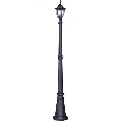 Czarna wysoka lampa ogrodowa S319-Hadson