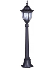 Czarna klasyczna stojąca lampa ogrodowa słupek - S320-Hadson w sklepie Edinos.pl