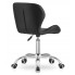 Czarne nowoczesne krzesło obrotowe Renes