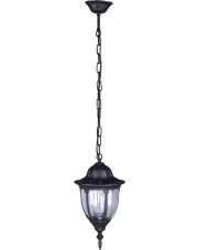 Czarna zewnętrzna lampa wisząca - S324-Hadson w sklepie Edinos.pl