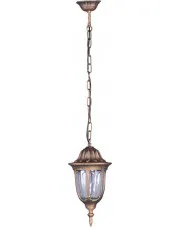 Czarno-złota lampa wisząca na taras w stylu retro- S324-Hadson w sklepie Edinos.pl