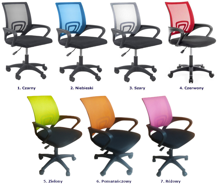 Fotel obrotowy dziecięcy i młodzieżowy Vexa do biurka