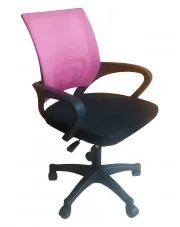 Różowy obrotowy fotel do nauki - Vexa w sklepie Edinos.pl